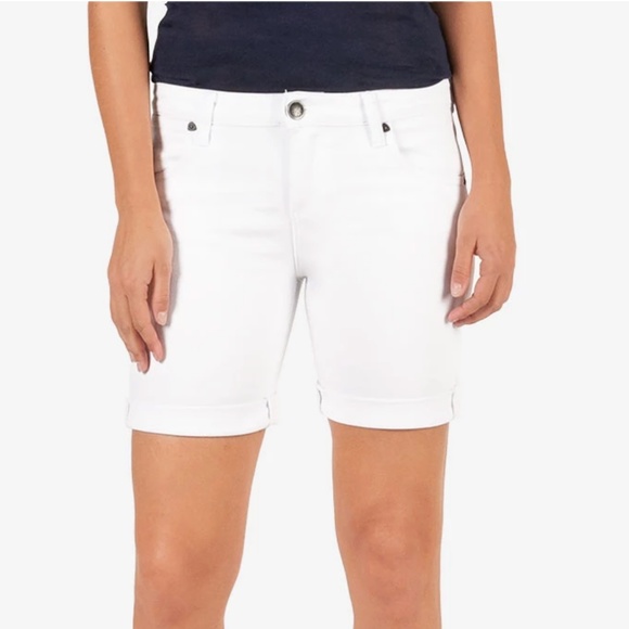 Kut from the Kloth Pants - Kut from the Kloth white Bermuda petite shorts 8P
